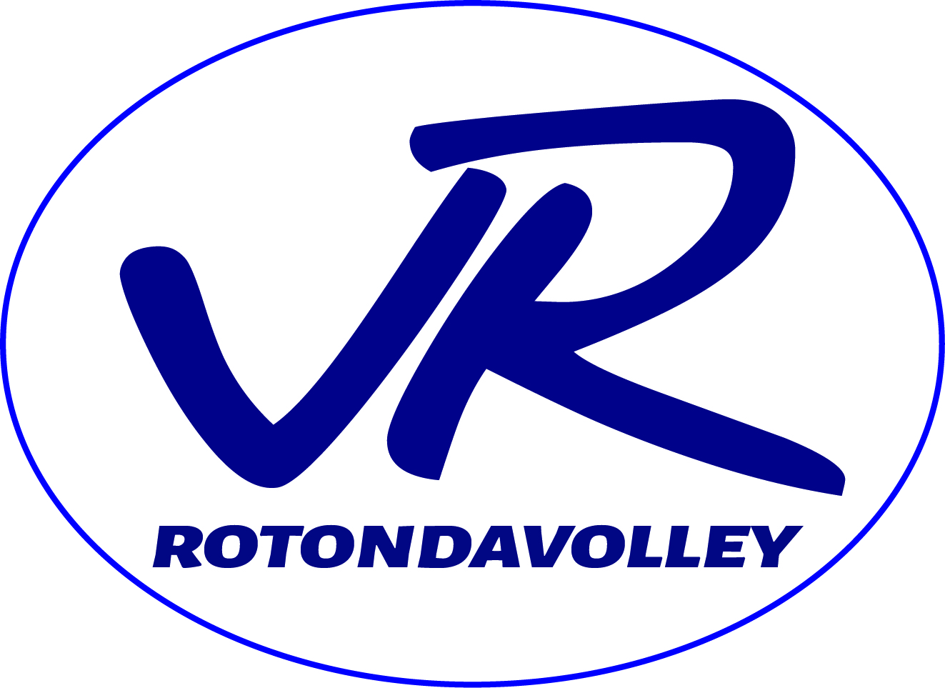 NUOVO LOGO ROTONDAVOLLEY ovale